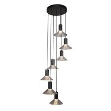 F-Promo 4622-7P, подвесная люстра, D440xH1200/1900, 7xLEDx6W, 3360LM, 3000K, included