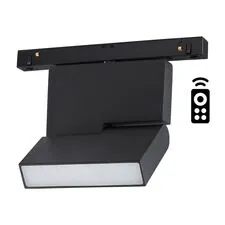 NOVOTECH 358626 SHINO NT21 065 черный Трековый низковольтный Светильник диммируемый с ДУ, со сменой цв.температуры IP20 LED 3000~6500К 10W 48V FLUM
