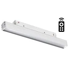NOVOTECH 358617 SHINO NT21 064 белый Трековый низковольтный Светильник диммируемый с ДУ, со сменой цв.температуры IP20 LED 3000~6500К 12W 48V FLUM