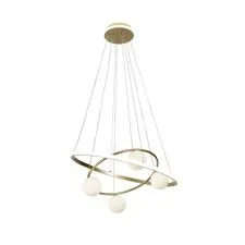 F-Promo 4185-6P, подвесная люстра, D600xH150/1200, 4xG9LEDx10W, excluded + LEDx70W + LEDx20W, 4725LM, 3000-6000K, included, remote control