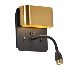 F-Promo 4475-2W, настенный светильник, D120xW160xH280, LEDx4W + LEDx1.5W, 220LM, 4000K, included, switch