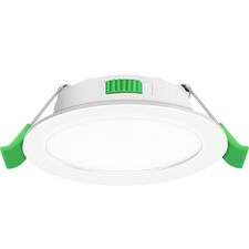 Favourite 4645-1C, врезной светильник, D113xH30, cutout:D90, LEDx7W, 450LM/560LM/500LM, 3000K/4000K/6500K, IP44, CRI>80, beam angle:120, included