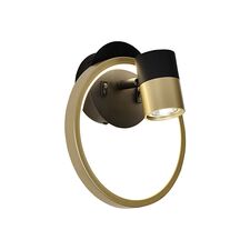 F-Promo 4168-2W, настенный светильник, D130xW200xH270, 1xGU10LEDx10W, excluded + LEDx13W, 585LM, 4000K, included, switch