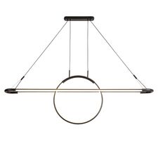 Favourite 4587-12P, подвесная люстра, L1200xW115xH600/1500, LEDx58W, 4640LM, 4000K, included