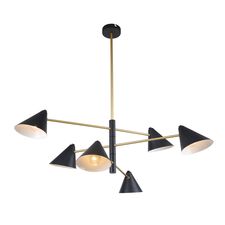 F-Promo 3089-6P, потолочная люстра, D900xH510/810, 6xE14x40W, excluded