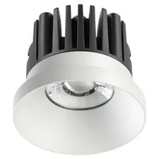 NOVOTECH 357585 SPOT NT18 287 белый Встраиваемый светильник IP44 LED 3000K 10W 100-265V METIS
