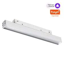 NOVOTECH 359483 SHINO NT24 000 белый Трековый низковольт. Светильник диммир. со сменой цв.температуры, пульт ДУ/Tuya Smart Life IP20 LED 12W 48V 3000-6500K FLUM