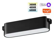 NOVOTECH 359461 SHINO NT24 000 черный Трековый смарт-светильник для низковольтного шинопровода с двумя режимами работы IP20 LED 6W 24V 3000-6000K EASY
