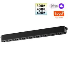 NOVOTECH 359460 SHINO NT24 000 черный Трековый смарт-светильник для низковольтного шинопровода с двумя режимами работы IP20 LED 18W 24V 3000-6000K EASY