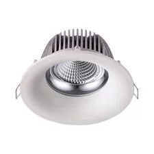 NOVOTECH 358024 SPOT NT19 277 белый Встраиваемый светильник IP20 LED 4100К 10W 220V GLOK