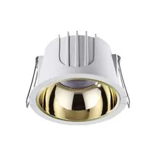 NOVOTECH 358696 SPOT NT21 276 белый/золото Светильник встраиваемый светодиодный IP20 LED 4000К 20W 100-265V KNOF