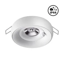 NOVOTECH 370797 SPOT NT21 335 белый/белый Светильник встраиваемый влагозащищенный IP44 GU10 50W 220V WATER