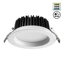 NOVOTECH 359414 SPOT NT24 000 белый Светильник встраиваемый с переключателем цв. температуры IP44 LED 15W 170-265V 3000К\4000К\6000К DRUM