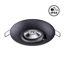 NOVOTECH 370792 SPOT NT21 335 черный Светильник встраиваемый влагозащищенный IP44 GU10 50W 220V WATER