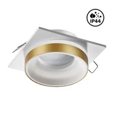 NOVOTECH 370787 SPOT NT21 334 белый/золото Светильник встраиваемый влагозащищенный GU10 9W 220V WATER