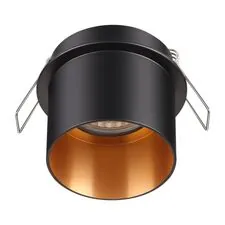 NOVOTECH 370431 SPOT NT19 323 черный Встраиваемый светильник IP20 GU10 50W 220V BUTT