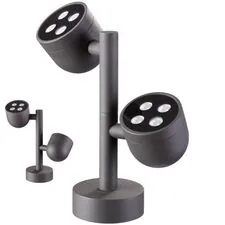 NOVOTECH 358117 STREET NT19 367 темно-серый  Ландшафтный светильник IP65 LED 3000К 20W 100-240V GALEATI