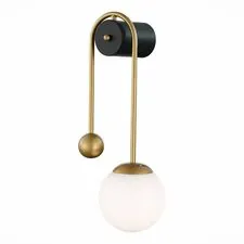 ST LUCE SL1202.201.01 Светильник настенный Золотистый/Золотистый, Белый E27 1*40W