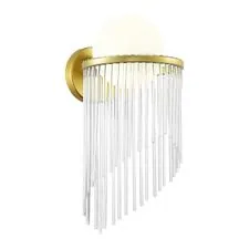 ST LUCE SL1511.201.01 Бра Золотистый/Белый E27 1*60W