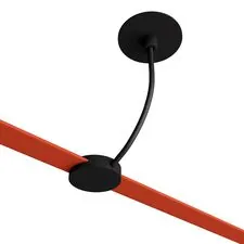 ST LUCE ST411.408.01 Подвод питания на тросе со встраиваемым ооснованием Черный