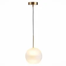 ST LUCE SL1133.533.01 Светильник подвесной Латунь/Белый E27 1*40W