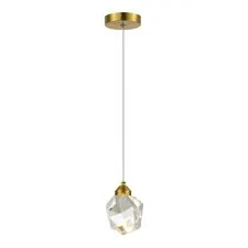 ST LUCE SL6114.203.01 Подвес Золотистый/Прозрачный LED 1*3W 3000K