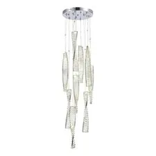 ST LUCE SL6205.103.09 Светильник подвесной Хром/Прозрачный LED 1*99W 3000K