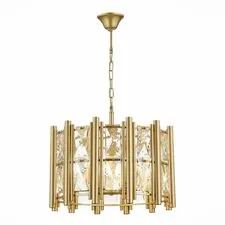 ST LUCE SL1623.203.06 Люстра подвесная шампань/шампань, прозрачный E14 6*40W