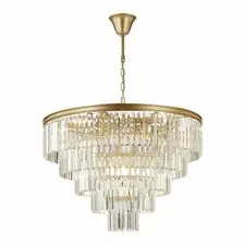 ST LUCE SL1624.203.15 Люстра подвесная шампань/прозрачный E14 15*40W