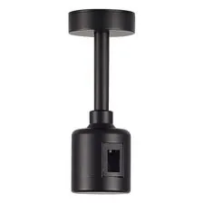 ST LUCE ST026.432.00 Крепление с прямым соединителем (78мм) Черный