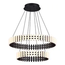 ST LUCE SL6203.403.65 Люстра подвесная Черный/Белый LED 1*65W 3000K