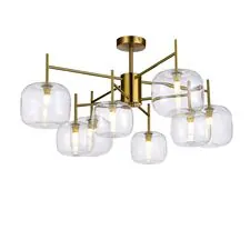 ST LUCE SL1049.302.08 Люстра потолочная Латунь/Прозрачный G9 8*5W