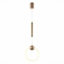 ST LUCE SL1578.203.01 Подвес Золотистый/Золотистый, Белый LED 1*15W 3000K