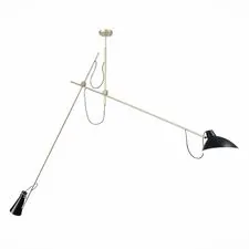ST LUCE SL1803.203.02 Светильник подвесной Черный+Золото/Черный E27 2*60W