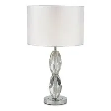 ST LUCE SL1759.104.01 Прикроватная лампа Хром, Голубой/Белый E27 1*40W