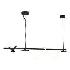 ST LUCE SL6118.403.03 Светильник подвесной Черный/Черный LED 2+1*3+11W 4000K