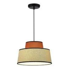 ST LUCE SL1354.423.01 Светильник подвесной Черный/Кирпичный,Бежевый, Черный E27 1*40W