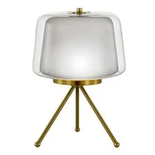 ST LUCE SL6127.314.01 Светильник настольный Латунь/Серый, Прозрачный LED 1*16W 3000K