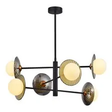 ST LUCE SL1521.423.06 Светильник подвесной Черный/Дымчатый, Белый G9 6*5W 4000K