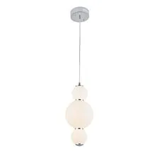 ST LUCE SL1583.113.01 Светильник подвесной Хром/Белый LED 1*12W 3000K