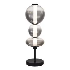 ST LUCE SL6119.404.18 Прикроватная лампа Черный/Дымчато-Серый LED 1*18W 3000K