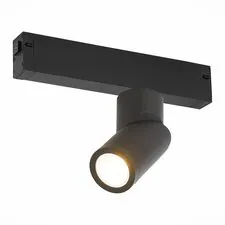 ST LUCE ST506.402.01 Светильник трековый Черный GU10 1*50W  IP20 D60xH190 180-240V Без ламп