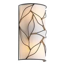 ST LUCE SL6228.401.02 Светильник настенный Черный/Бежевый E27 2*60W