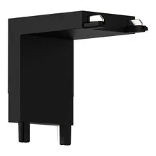 ST LUCE ST067.409.14 Соединитель угловой "поток-стена" SKYFLAT Черный