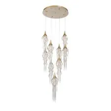 ST LUCE SL1116.203.09 Светильник подвесной Золотой с патиной/Золотой с  патиной, Никель LED 9*5W 300