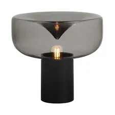 ST LUCE SL6014.404.01 Прикроватная лампа Черный/Дымчатый E27 1*40W