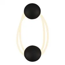 ST LUCE SL6102.421.30 Светильник настенный Черный/Белый LED 1*30W 3000K