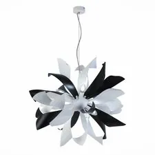 ST LUCE SL453.453.06E Люстра подвесная Черный, Белый/Черный, Белый E14 6*40W