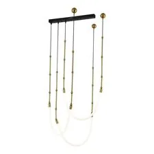 ST LUCE SL6132.303.45 Светильник подвесной Латунь/Белый LED 3*15W 3000K