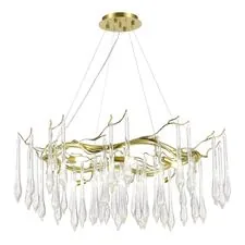 ST LUCE SL1660.203.10 Светильник подвесной Шампань/Шампань, Прозрачный G9 10*5W 4000K